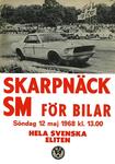 Programme cover of Skarpnäck Airfield, 12/05/1968
