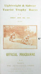 Programme cover of Snaefell Mountain Circuit, 19/06/1925