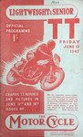 Programme cover of Snaefell Mountain Circuit, 13/06/1947