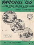 Programme cover of Snell Parade, 07/09/1953
