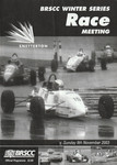 Programme cover of Snetterton Circuit, 09/11/2003