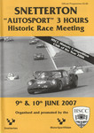 Programme cover of Snetterton Circuit, 10/06/2007