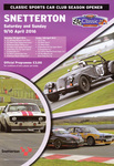 Programme cover of Snetterton Circuit, 10/04/2016