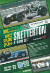Programme cover of Snetterton Circuit, 09/04/2017