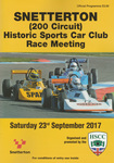 Programme cover of Snetterton Circuit, 23/09/2017