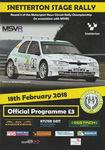 Programme cover of Circuit Rally Championship (Snetterton), 2018