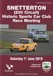 Programme cover of Snetterton Circuit, 01/06/2019
