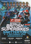 Programme cover of Snetterton Circuit, 11/09/2022