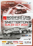 Programme cover of Snetterton Circuit, 23/10/2022
