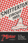 Programme cover of Snetterton Circuit, 12/09/1953