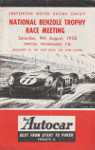 Programme cover of Snetterton Circuit, 09/08/1958
