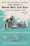 Programme cover of Snetterton Circuit, 21/09/1958