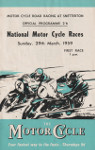Programme cover of Snetterton Circuit, 29/03/1959