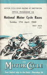 Programme cover of Snetterton Circuit, 17/04/1960