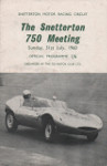 Programme cover of Snetterton Circuit, 31/07/1960