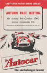 Programme cover of Snetterton Circuit, 09/10/1960