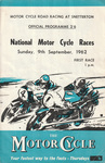 Programme cover of Snetterton Circuit, 09/09/1962