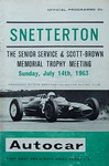 Programme cover of Snetterton Circuit, 14/07/1963