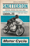 Programme cover of Snetterton Circuit, 08/09/1963