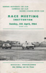 Programme cover of Snetterton Circuit, 05/04/1964