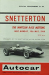 Programme cover of Snetterton Circuit, 18/05/1964