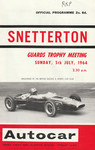 Programme cover of Snetterton Circuit, 05/07/1964