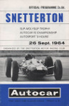 Programme cover of Snetterton Circuit, 26/09/1964