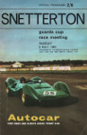 Programme cover of Snetterton Circuit, 09/05/1965