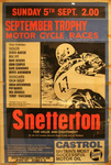 Poster of Snetterton Circuit, 05/09/1965