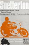 Programme cover of Snetterton Circuit, 10/04/1966