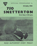 Programme cover of Snetterton Circuit, 03/07/1966