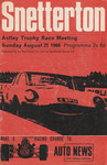Programme cover of Snetterton Circuit, 21/08/1966