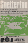 Programme cover of Snetterton Circuit, 29/08/1966
