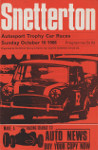 Programme cover of Snetterton Circuit, 16/10/1966