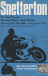 Programme cover of Snetterton Circuit, 23/10/1966