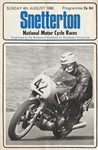 Programme cover of Snetterton Circuit, 04/08/1968