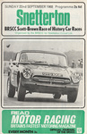 Programme cover of Snetterton Circuit, 22/09/1968