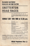 Programme cover of Snetterton Circuit, 20/07/1969