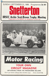 Programme cover of Snetterton Circuit, 21/09/1969