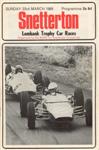 Programme cover of Snetterton Circuit, 23/03/1969