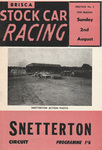 Programme cover of Snetterton Circuit, 02/08/1970