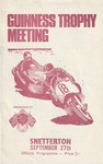 Programme cover of Snetterton Circuit, 27/09/1970