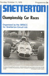 Programme cover of Snetterton Circuit, 11/10/1970