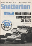 Programme cover of Snetterton Circuit, 09/04/1971