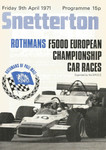 Programme cover of Snetterton Circuit, 09/04/1971