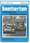 Programme cover of Snetterton Circuit, 02/05/1971