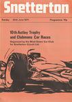 Programme cover of Snetterton Circuit, 20/06/1971