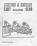 Programme cover of Snetterton Kartway, 27/06/1971