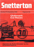 Programme cover of Snetterton Circuit, 17/09/1972