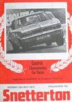 Programme cover of Snetterton Circuit, 28/05/1973